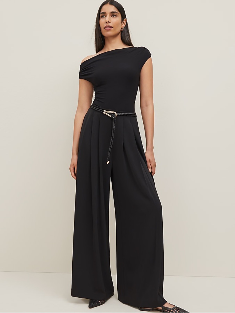 Ann Taylor The Petite Triple Pleat Palazzo Pant 857380
